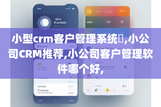 小型crm客户管理系统​,小公司CRM推荐,小公司客户管理软件哪个好,